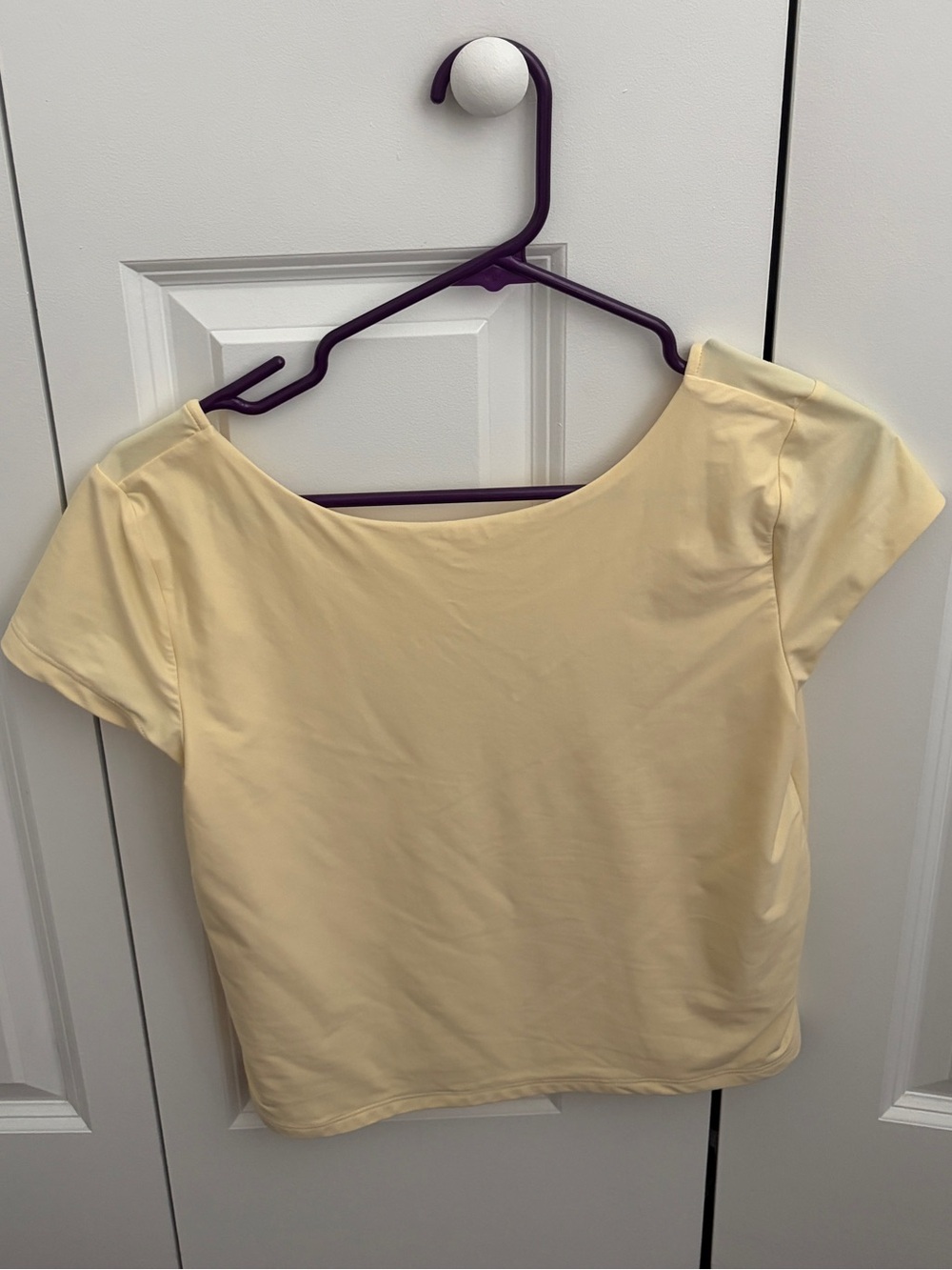 NWOT Wild Fable Open Back Butterbliss Butter Cap Sleeve Top Size Large